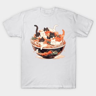 ramen and cats T-Shirt